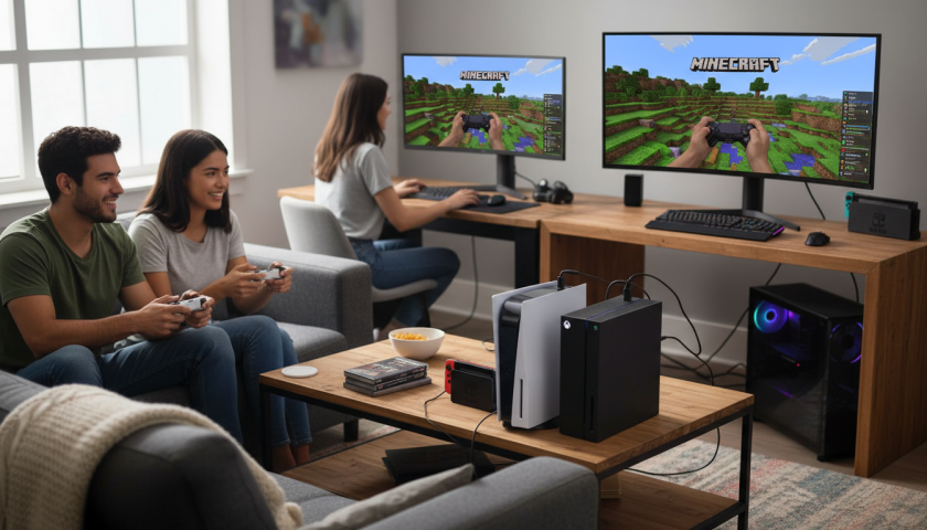 découvrez minecraft multiplateforme et jouez sans interruption sur ps5, xbox, switch et pc pour une expérience de jeu fluide et immersive avec vos amis.