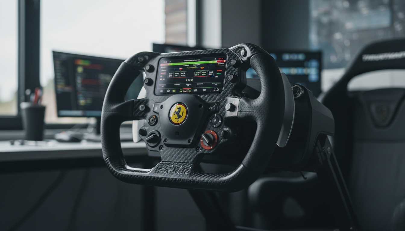 découvrez notre essai complet du volant thrustmaster sf1000, l'édition officielle ferrari formula 1, alliant performance et réalisme pour une expérience de conduite inégalée.