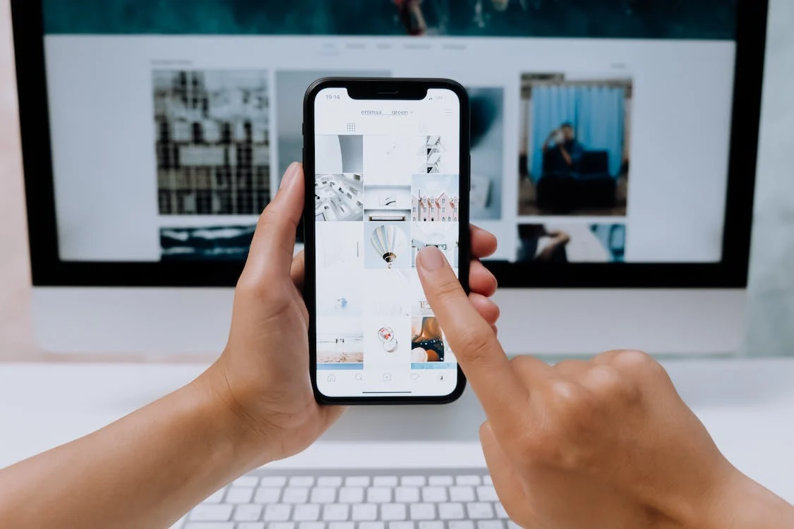images sur une page instagram