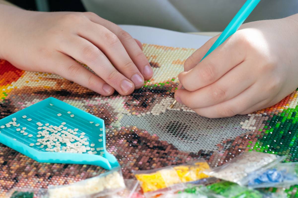 Broderie diamant personnalisée
