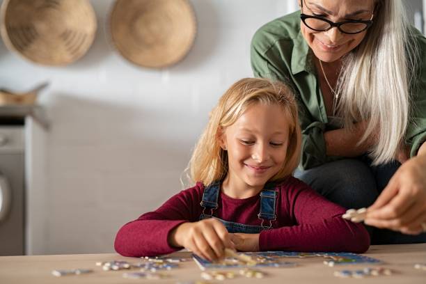 puzzle en bois jeu loisir famille stimulation cognitive